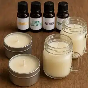 Mosquito-Repellent Candles