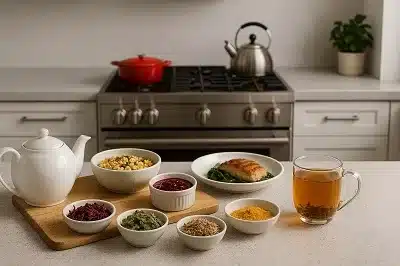 cooking with tea