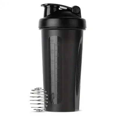20 Oz Shaker Bottle for Protein Mixes – Wire Whisk Ball